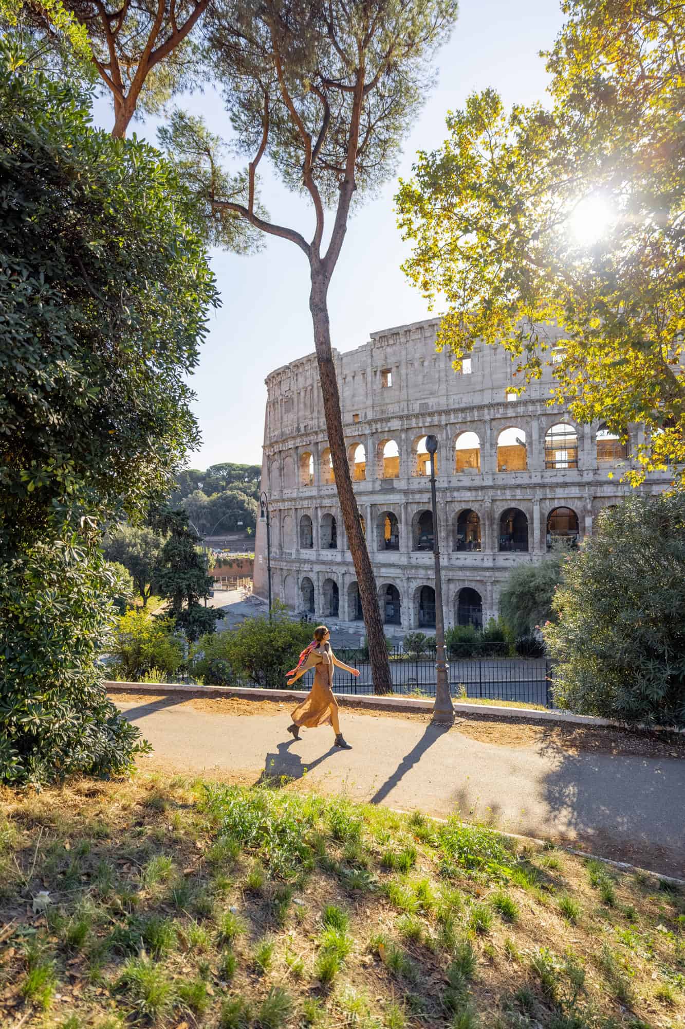Landscape of Coliseum in Rome