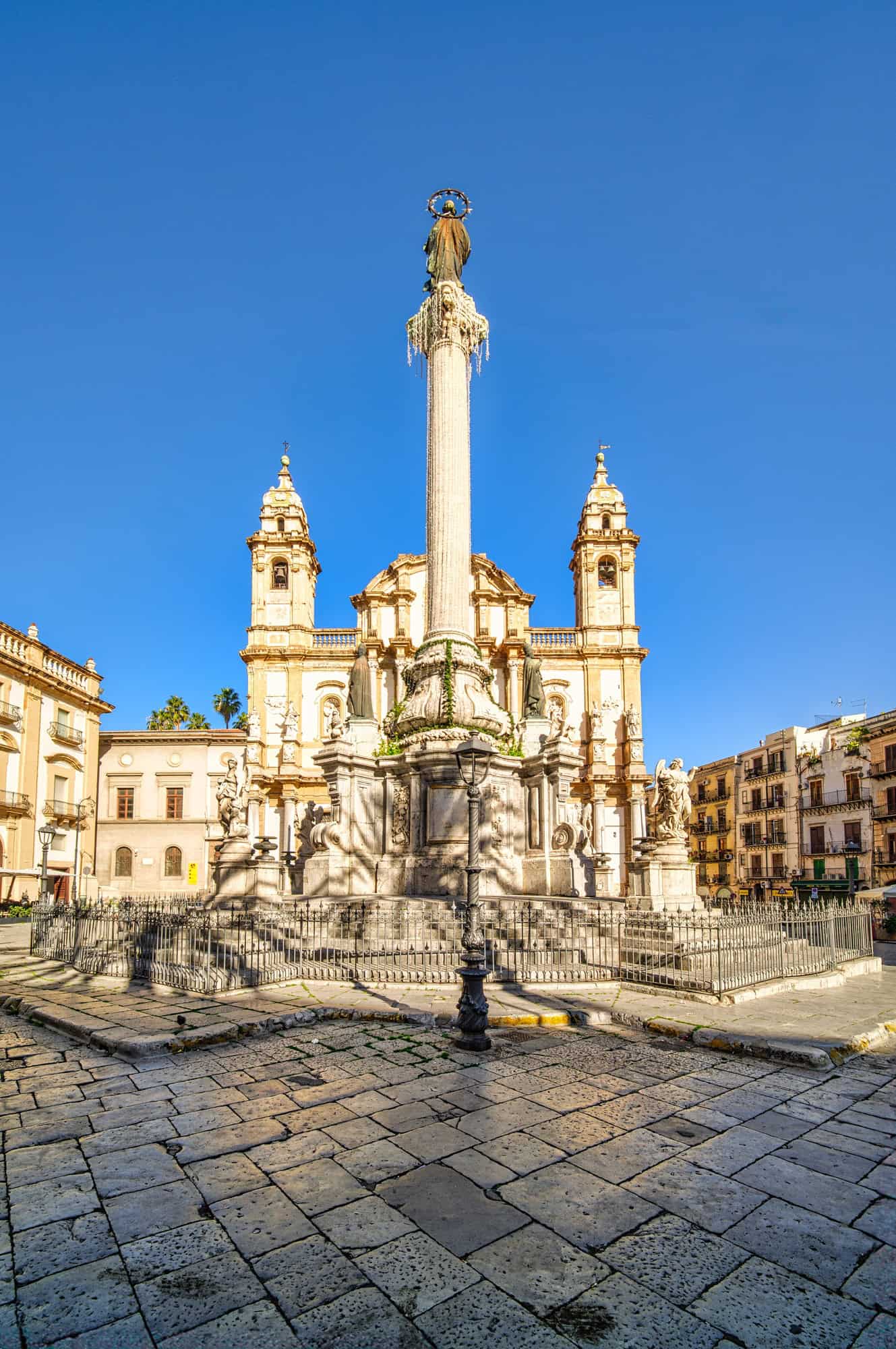 San Domenico square Palermo Italy