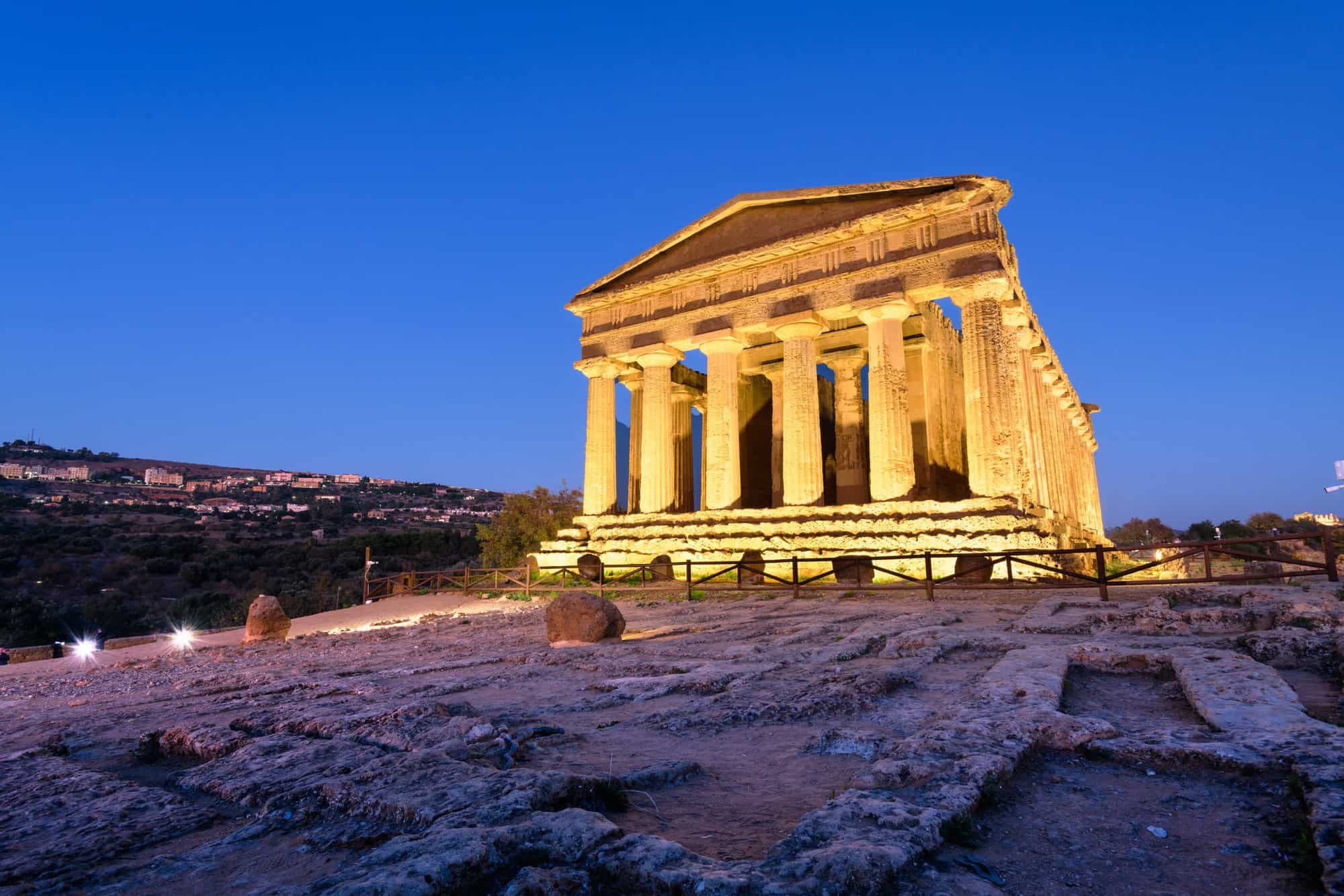 Temple of Concordia in Agrigento, Sicily, Italy